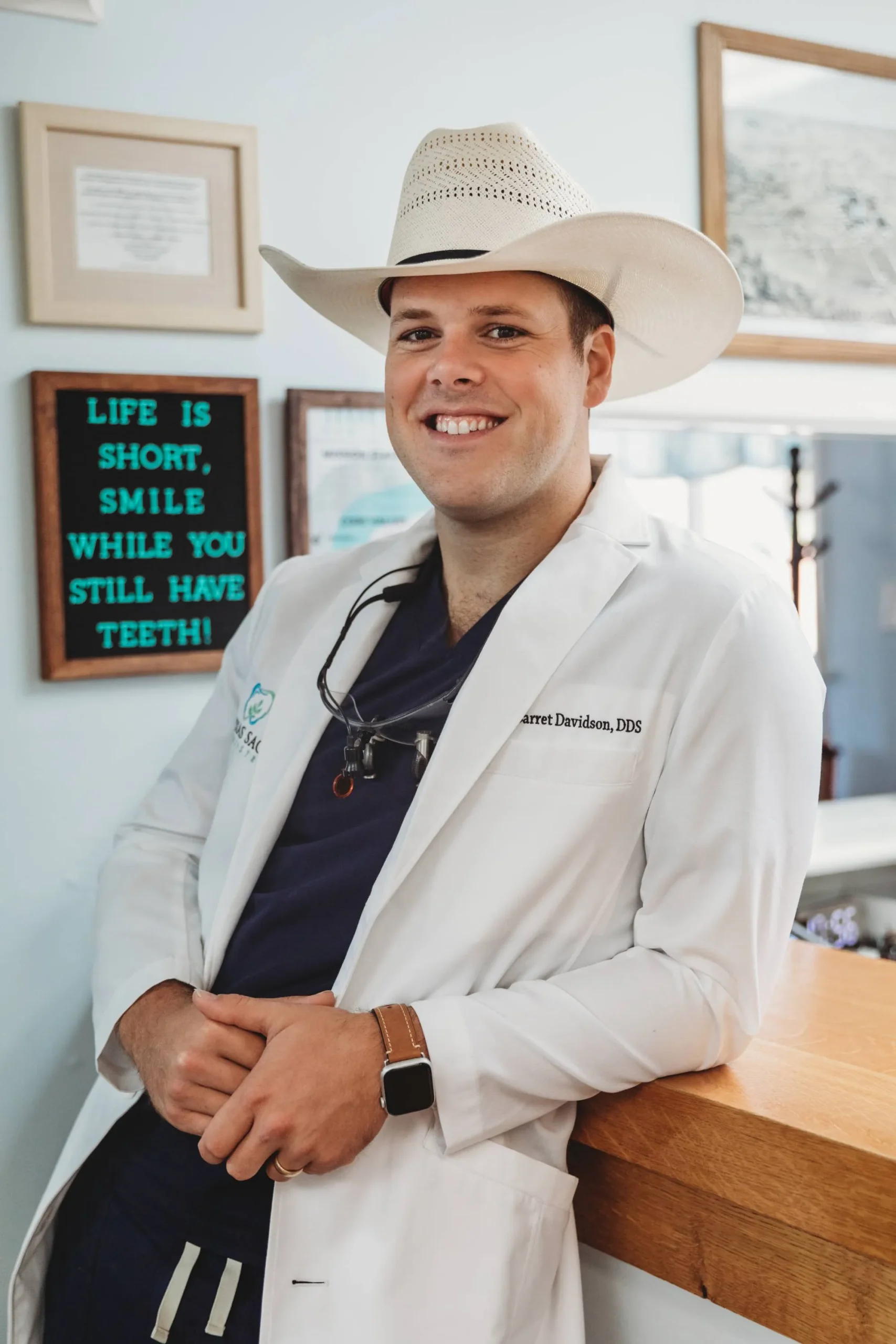 Barret Davidson In Cowboy Hat