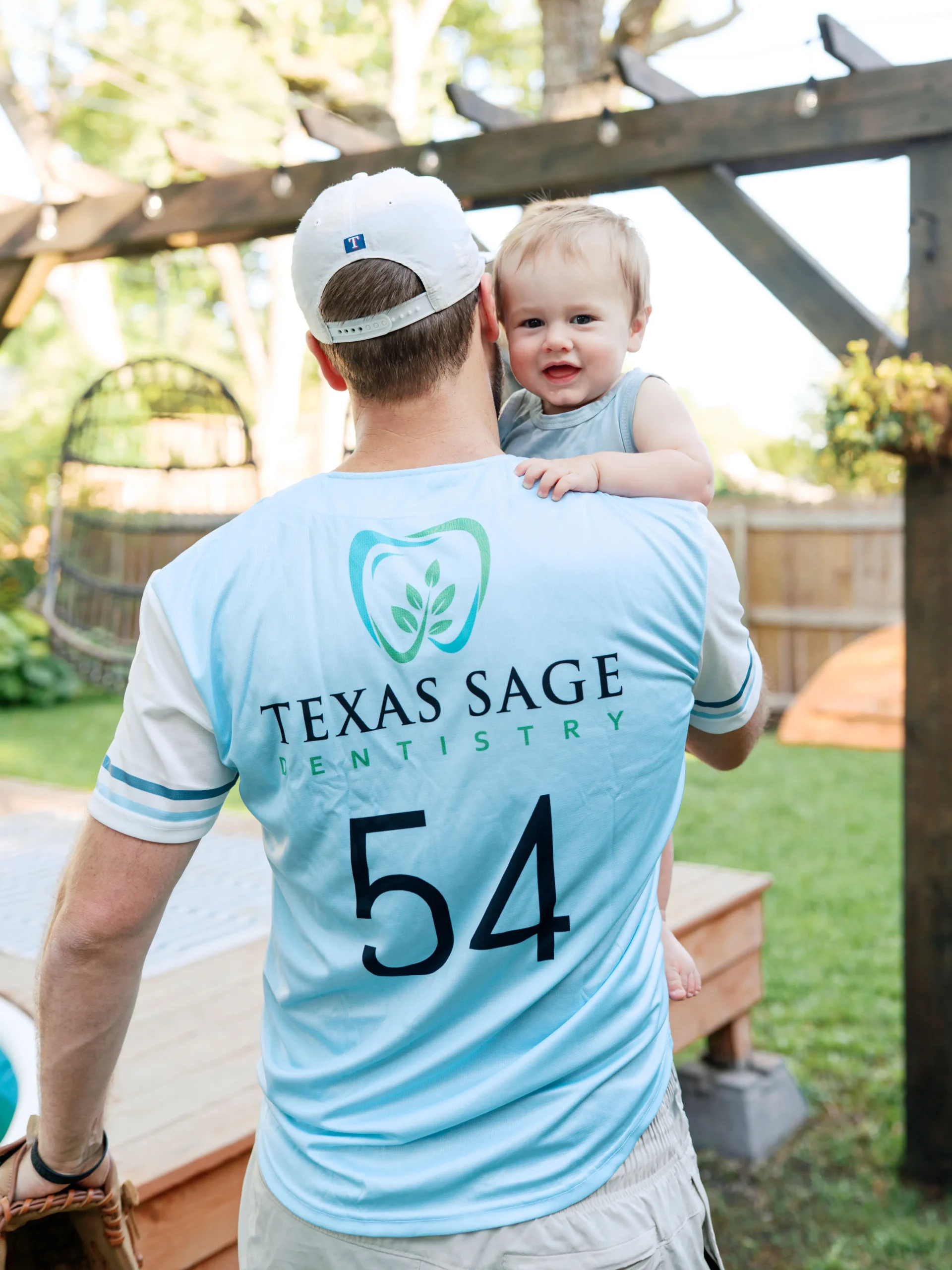 Barret Davidson With His Child